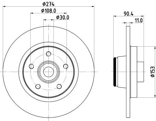 HELLA Piduriketas 8DD 355 120-571
