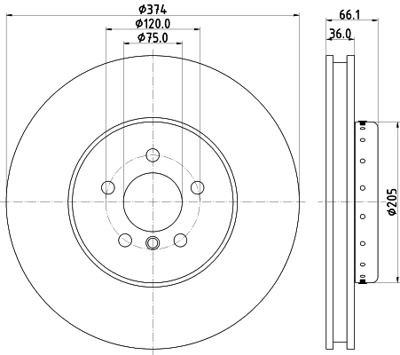 HELLA Piduriketas 8DD 355 120-691
