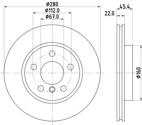 HELLA Piduriketas 8DD 355 123-481