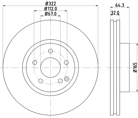 HELLA Piduriketas 8DD 355 129-521
