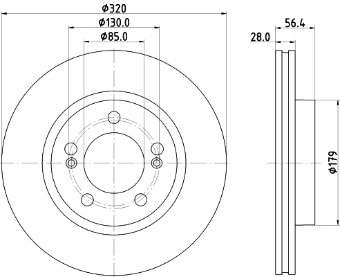 HELLA Piduriketas 8DD 355 134-321