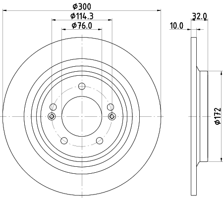 HELLA Piduriketas 8DD 355 134-731