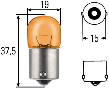 HELLA Polttimo, vilkkuvalo 8GA 002 071-051
