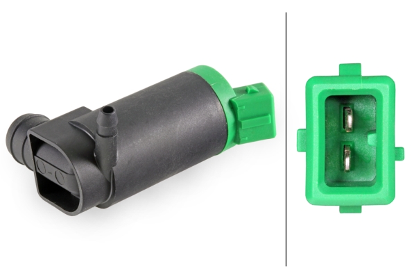 HELLA Klaasipesuvee pump,klaasipuhastus 8TW 006 848-071