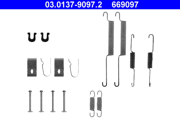 ATE Lisatarvikute komplekt, trummelpiduriklotsid 03.0137-9097.2