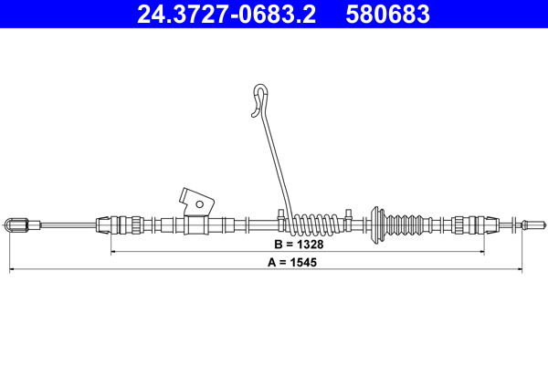 ATE Vajer, parkeringsbroms 24.3727-0683.2