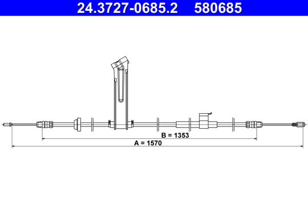 ATE Vajer, parkeringsbroms 24.3727-0685.2