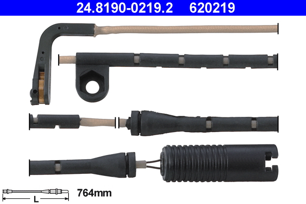 ATE Hoiatuskontakt, piduriklotsi kulumine 24.8190-0219.2