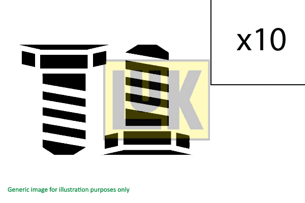 Schaeffler LuK Zestaw śrub, koło zamachowe 411 0139 10