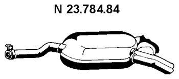 EBERSPÄCHER Tłumik końcowy 23.784.84
