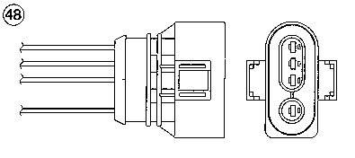 NGK Lambdatunnistin 5748