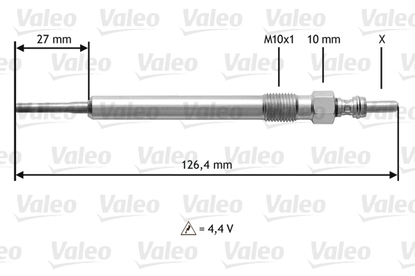 VALEO Hehkutulppa 345183