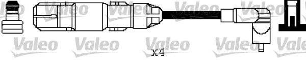 VALEO uždegimo laido komplektas 346373
