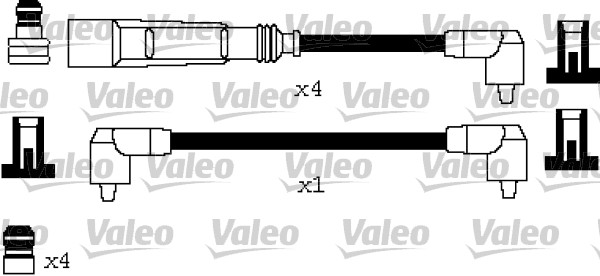 VALEO uždegimo laido komplektas 346620