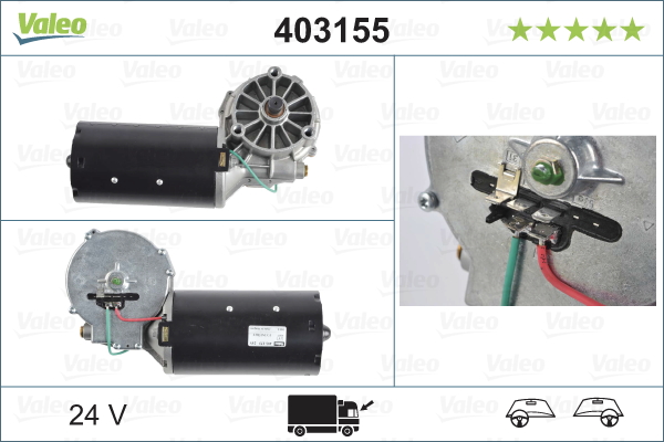 VALEO Silnik wycieraczek 403155