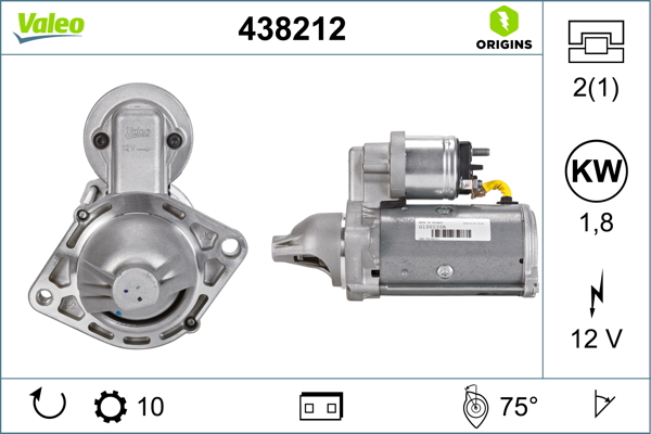 VALEO Starter 438212
