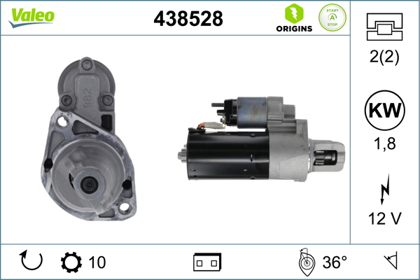 VALEO Starter 438528