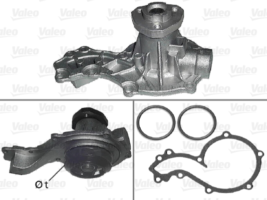 VALEO Vesipumppu, moottorin jäähdytys 506594