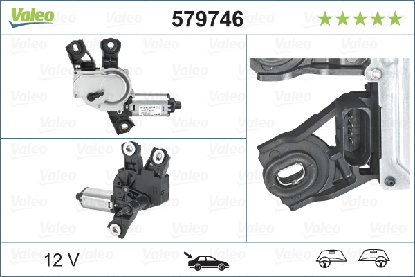 VALEO valytuvo variklis 579746