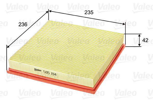 VALEO Õhufilter 585194