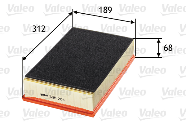 VALEO oro filtras 585204