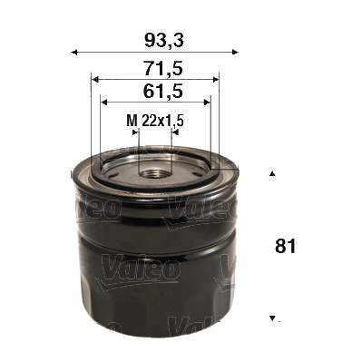 VALEO Õlifilter 586110