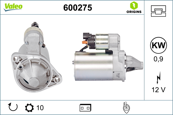 VALEO Starter 600275