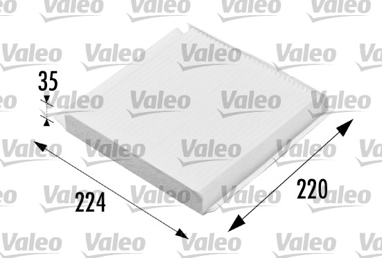 VALEO Filter,salongiõhk 698657