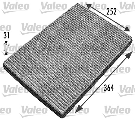 VALEO Filter,salongiõhk 698744