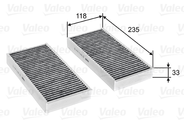VALEO Filter, kupéventilation 715811