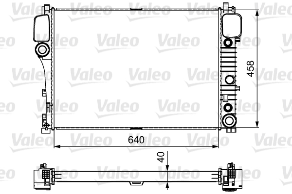 VALEO Jäähdytin,moottorin jäähdytys 735299