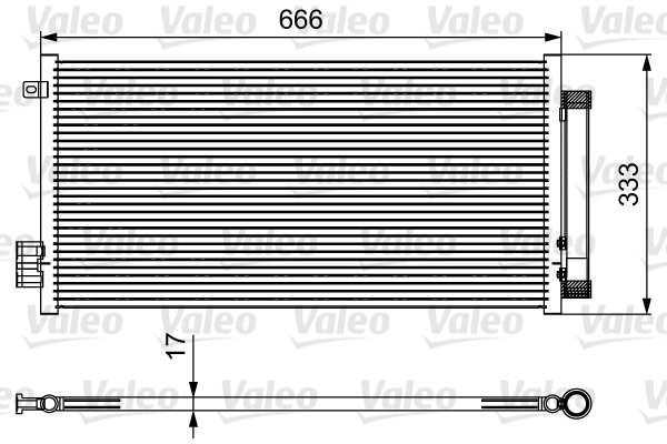 VALEO Kondensaator,kliimaseade 814111