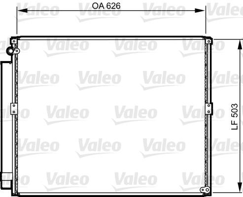 VALEO Kondensaator,kliimaseade 814236