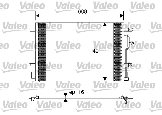 VALEO Lauhdutin, ilmastointilaite 817569