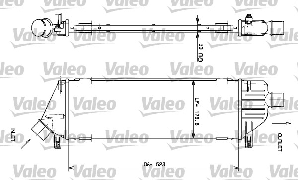 VALEO Intercooler 817640