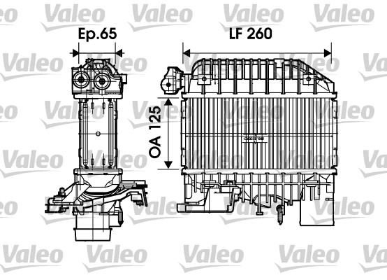 VALEO Välijäähdytin 817698