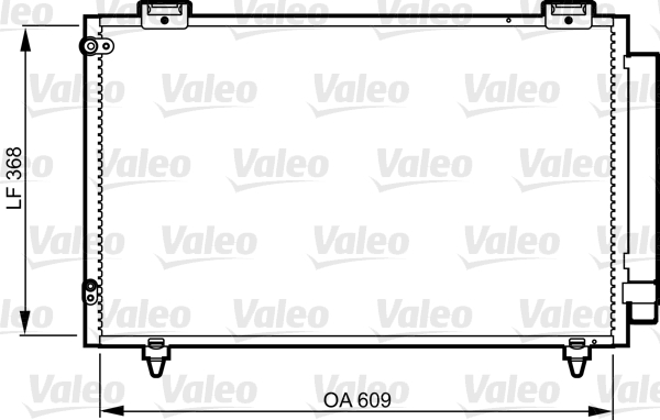 VALEO Lauhdutin, ilmastointilaite 817805