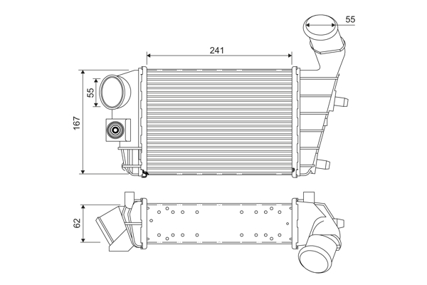 VALEO Intercooler 817862