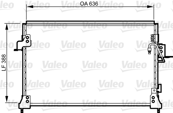 VALEO Kondensaator,kliimaseade 818025