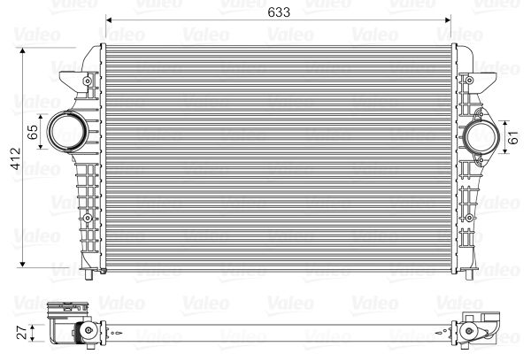 VALEO Intercooler 818344