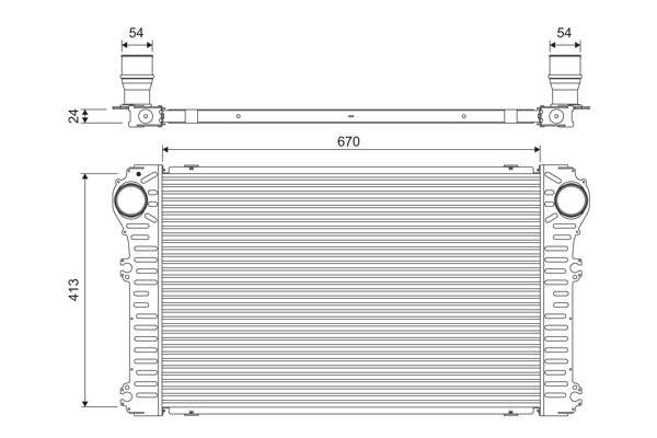 VALEO Intercooler 818363