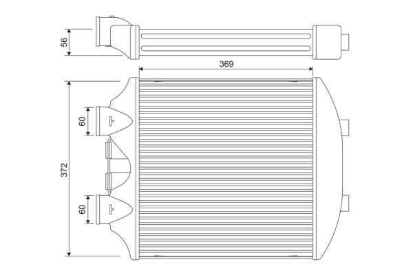 VALEO Intercooler 818393