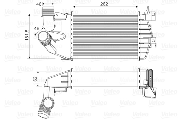 VALEO Intercooler 818556