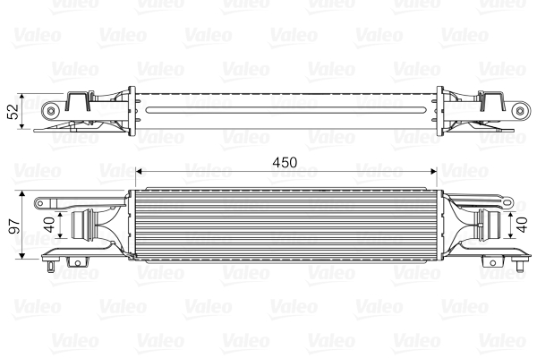 VALEO Intercooler 818577