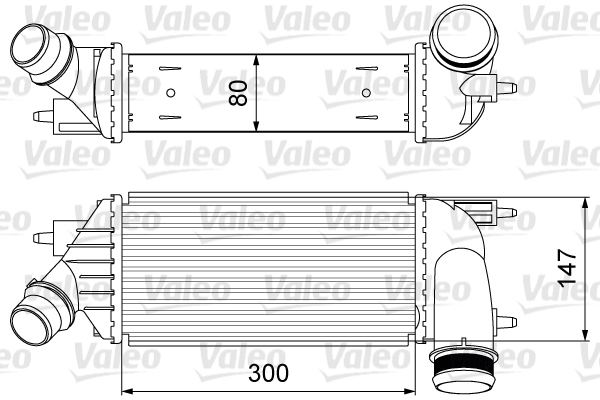 VALEO Intercooler 818583