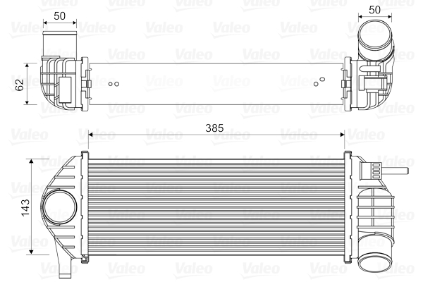 VALEO Intercooler 818584