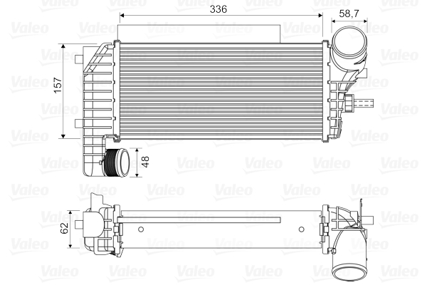 VALEO Intercooler 818604