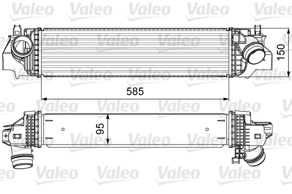 VALEO Intercooler 818640