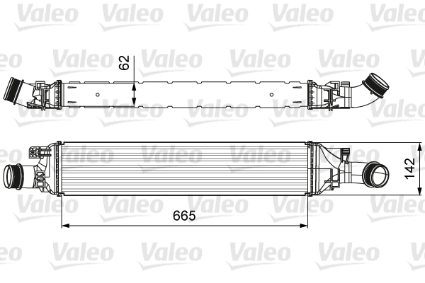 VALEO Intercooler 818643