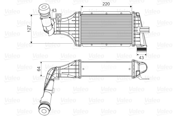 VALEO Intercooler 818660
